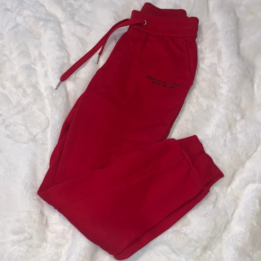 Armani Exchange Logo Tapered Sweatpants Joggers